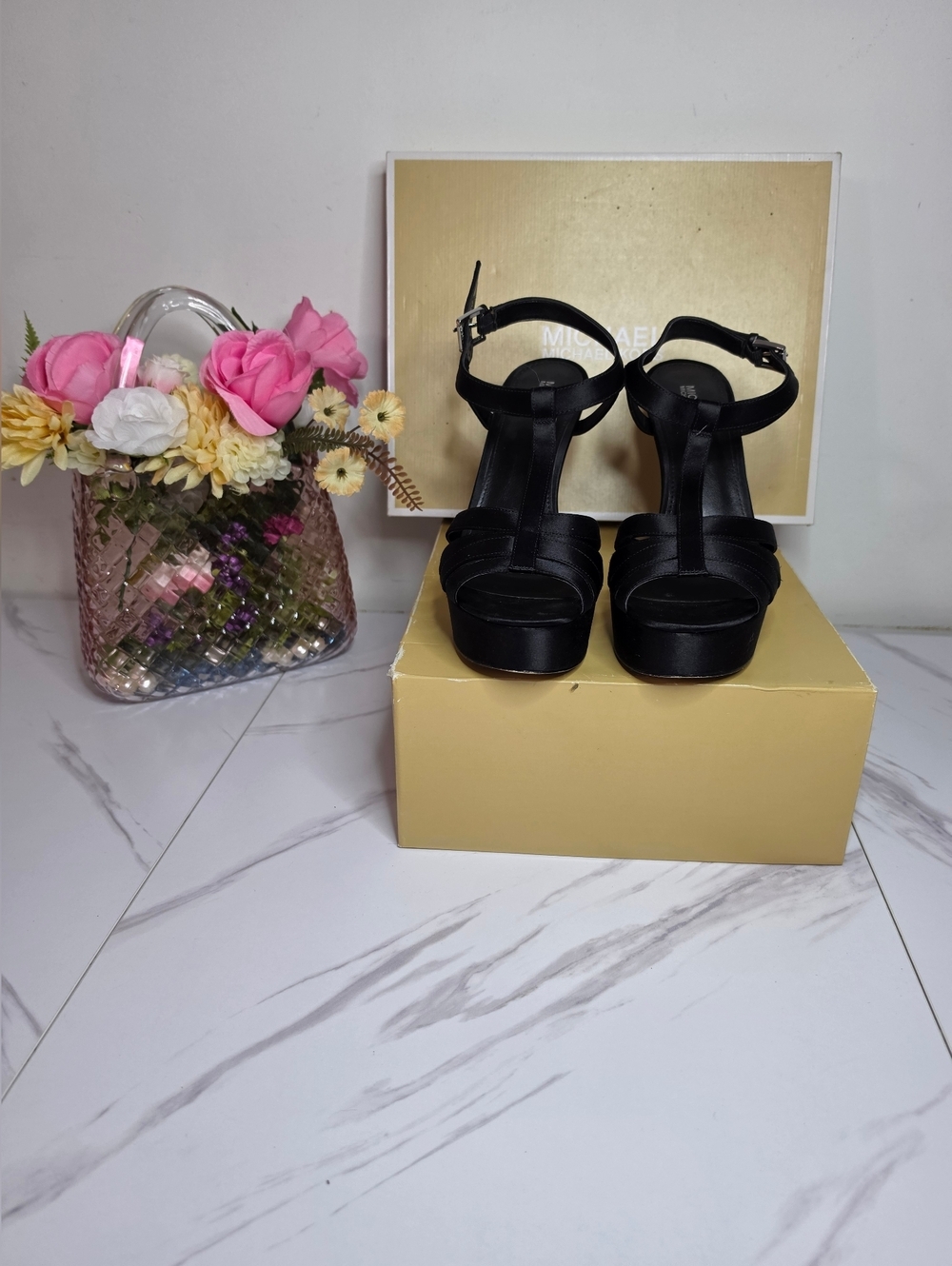 Black Heels 👠 | ✨️Michael Kors✨️ Black Women's Heels - Picture 2 of 5